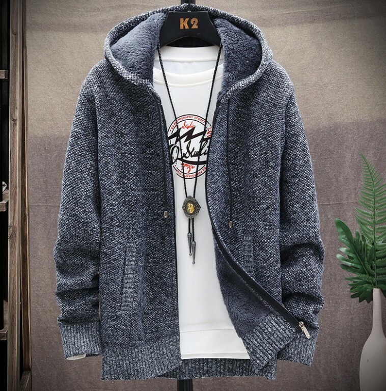 plus size thick cardigan